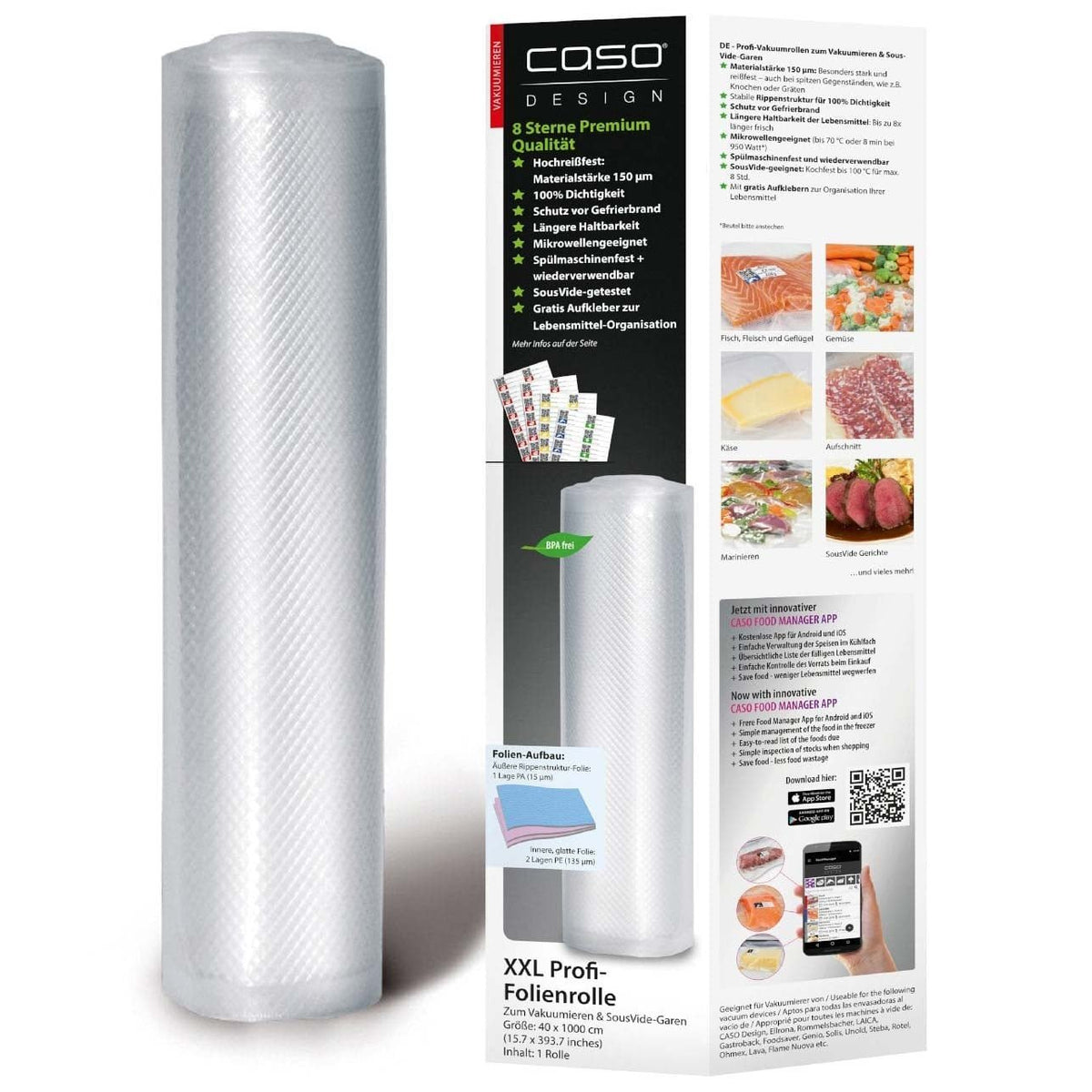 CASO Folienrolle, 40x1000cm 1Stk. - grillstir.comCASO Folienrolle, 40x1000cm 1Stk.CASOgrillstir.comcg12244038437012248