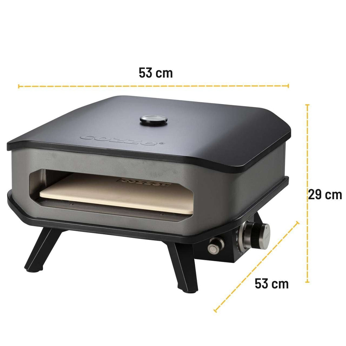 COZZE Pizzaofen 13", inkl. Thermometer, 400°C, 5 kW Leistung, 2 Minuten zur fertigen Pizza, leichter Transport - grillstir.comCOZZE Pizzaofen 13", inkl. Thermometer, 400°C, 5 kW Leistung, 2 Minuten zur fertigen Pizza, leichter TransportCOZZEgrillstir.comco_903495708614903490