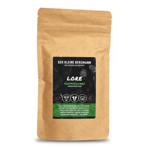Der Kleine Bergmann Lore Chimichurri, 100g Beutel - grillstir.comDer Kleine Bergmann Lore Chimichurri, 100g BeutelDer kleine Bergmanngrillstir.com