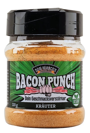 Don Marco’s Barbecue Bacon Punch Kräuter, 120g - grillstir.comDon Marco’s Barbecue Bacon Punch Kräuter, 120gDon Marco'sgrillstir.comdm105 - 155 - 1204260266354071
