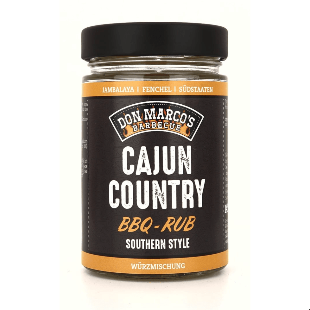 Don Marco's Cajun Country, 145g Glas - grillstir.comDon Marco's Cajun Country, 145g GlasGewürzeDon Marco'sgrillstir.com