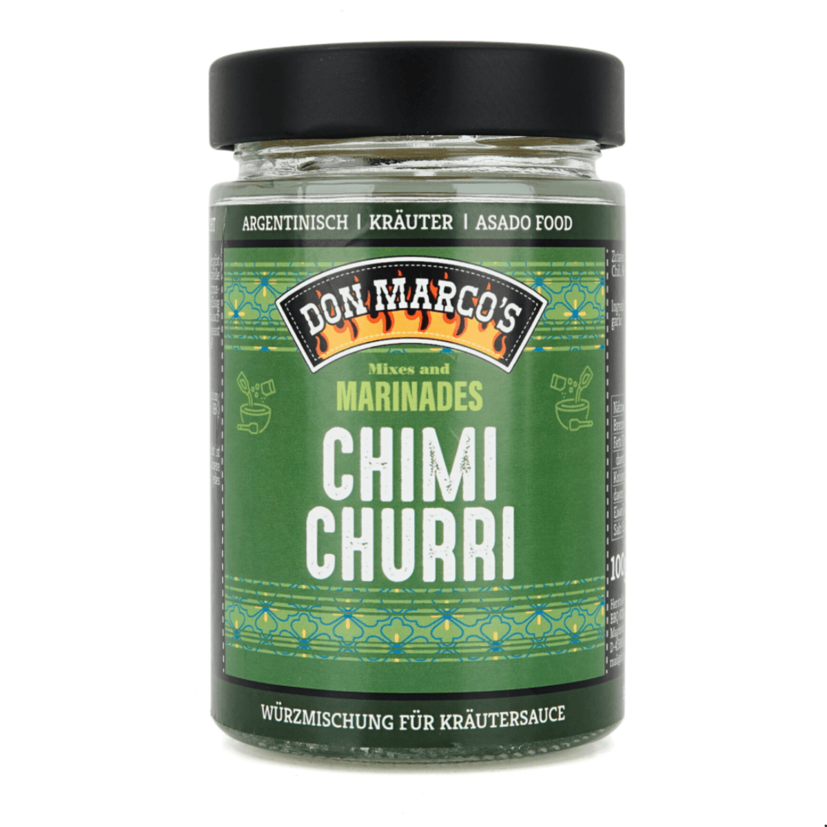 Don Marco's Chimichurri - 100g Glas - grillstir.comDon Marco's Chimichurri - 100g GlasGewürzDon Marco'sgrillstir.com