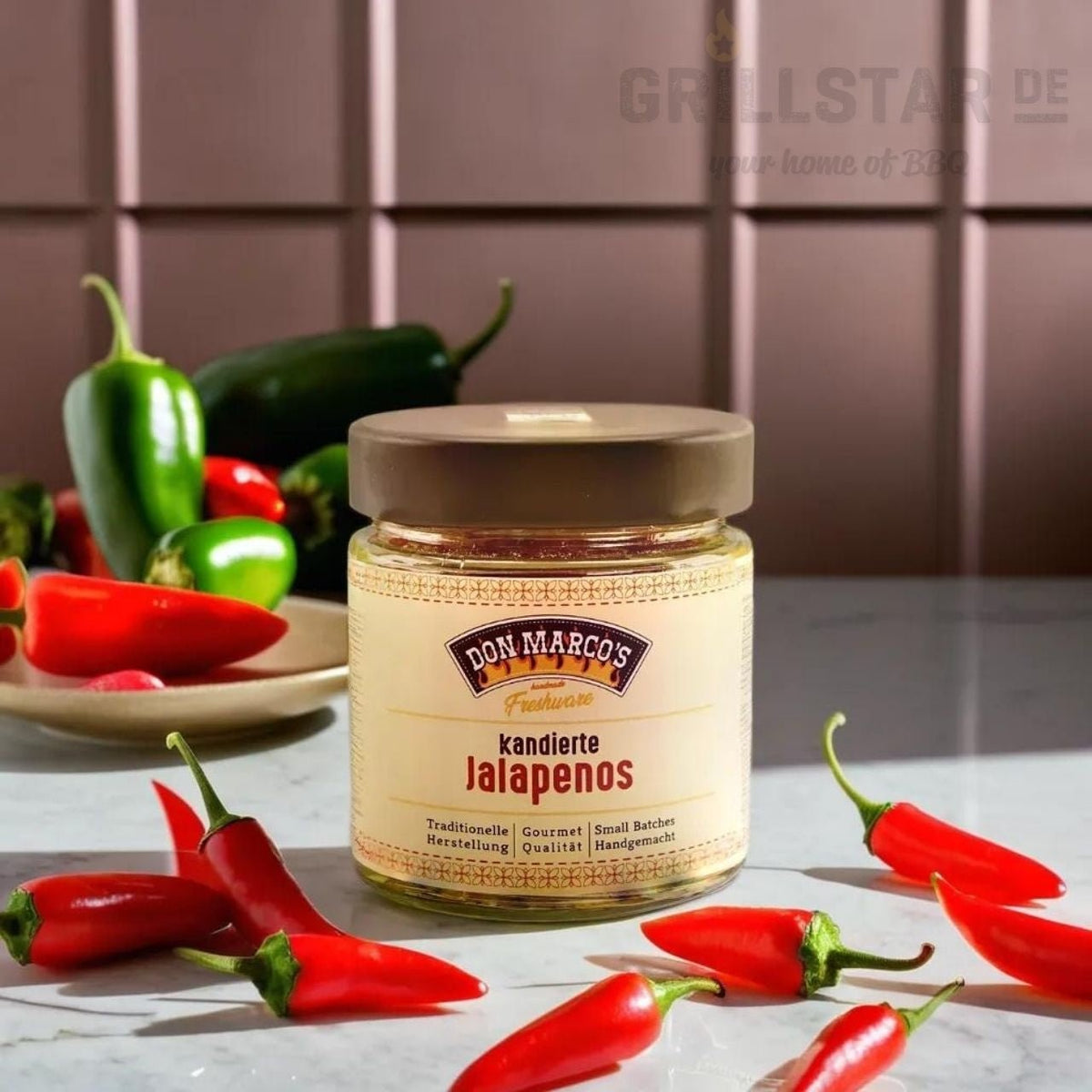 Don Marcos kandierte Jalapenos, 70g - grillstir.comDon Marcos kandierte Jalapenos, 70gDon Marco'sgrillstir.comdm720 - 0054260266354644