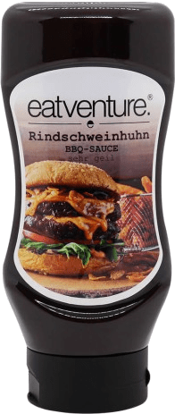 Eatventure BBQ Sauce, Rindschweinhuhn 488ml - grillstir.comEatventure BBQ Sauce, Rindschweinhuhn 488mlEatventuregrillstir.com