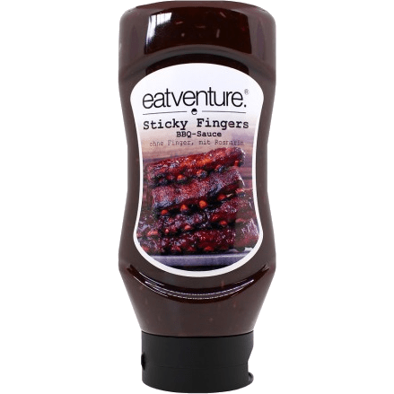Eatventure Sticky Fingers BBQ Sauce, 480ml - grillstir.comEatventure Sticky Fingers BBQ Sauce, 480mlEatventuregrillstir.com
