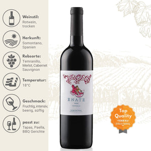 Enate "Tapas Tempranillo DO" Rotwein - grillstir.comEnate "Tapas Tempranillo DO" RotweinEnategrillstir.com2060398425961300006