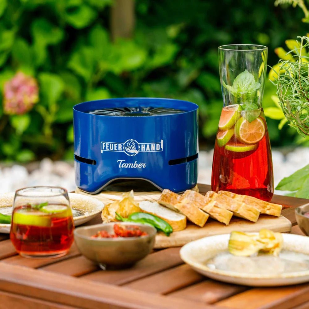 Feuerhand Tamber Tischgrill, Kobaltblau - grillstir.comFeuerhand Tamber Tischgrill, KobaltblauFeuerhandgrillstir.com