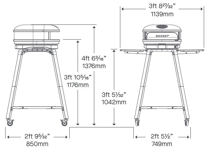 Gozney Arc + Arc XL Gestell - grillstir.comGozney Arc + Arc XL GestellPizzaofenGozneygrillstir.com