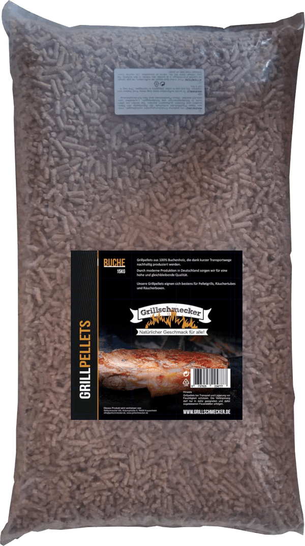 Grillschmecker Pellets, Buche 15 kg - grillstir.comGrillschmecker Pellets, Buche 15 kgGrillschmeckergrillstir.com