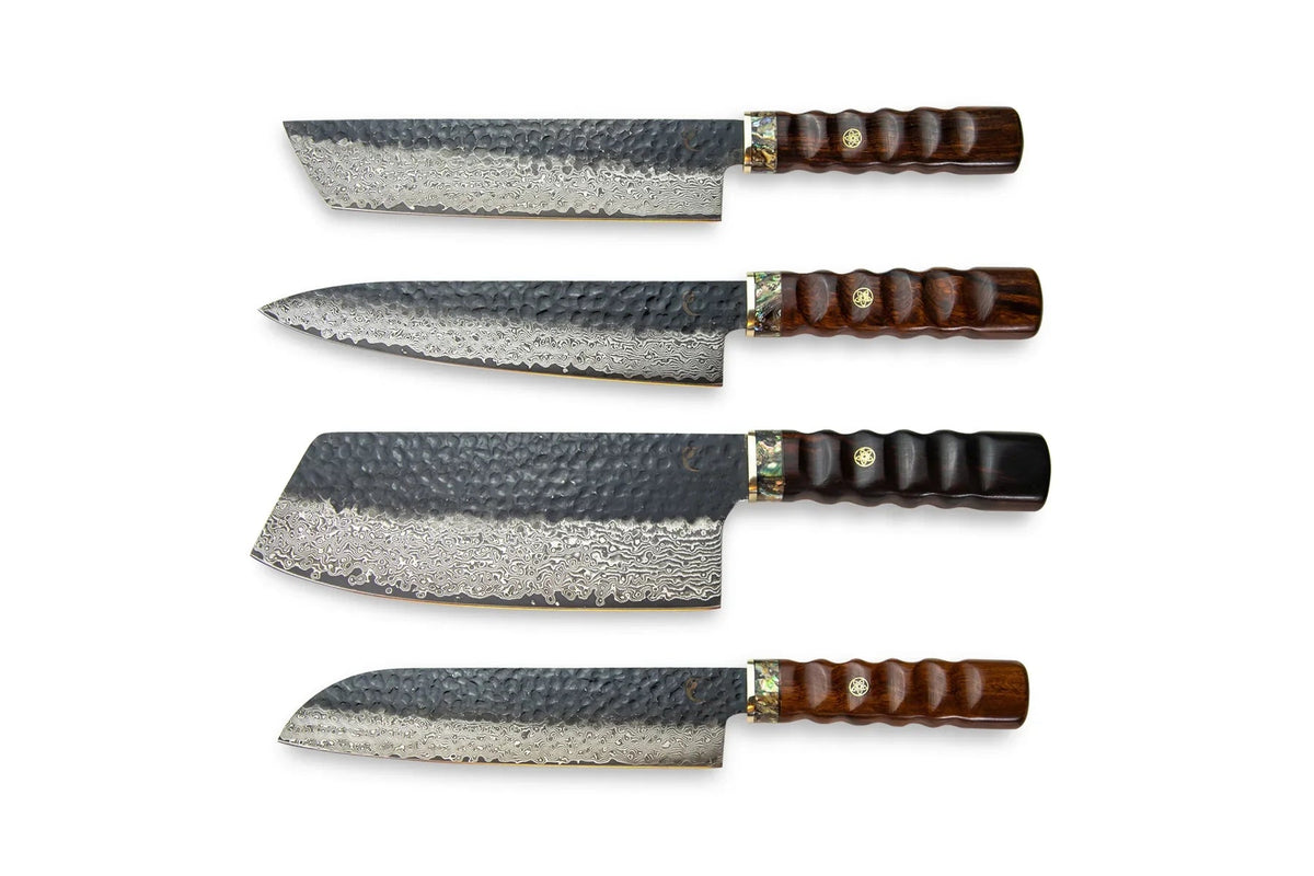 Heritage Messerset Mit Griffen aus Wüsteneisenholz - grillstir.comHeritage Messerset Mit Griffen aus WüsteneisenholzMesserBABOSSAgrillstir.com