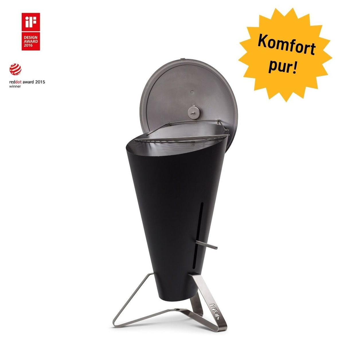 Höfats CONE Holzkohlegrill, Ø 50 cm Grillfläche - grillstir.comHöfats CONE Holzkohlegrill, Ø 50 cm GrillflächeHöfatsgrillstir.comH0101014260447330030