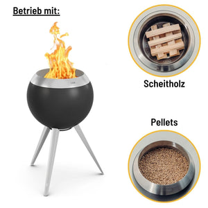 Höfats MOON 45 Feuerschale mit hohem Fuß - grillstir.comHöfats MOON 45 Feuerschale mit hohem FußHöfatsgrillstir.comH007174064251007160