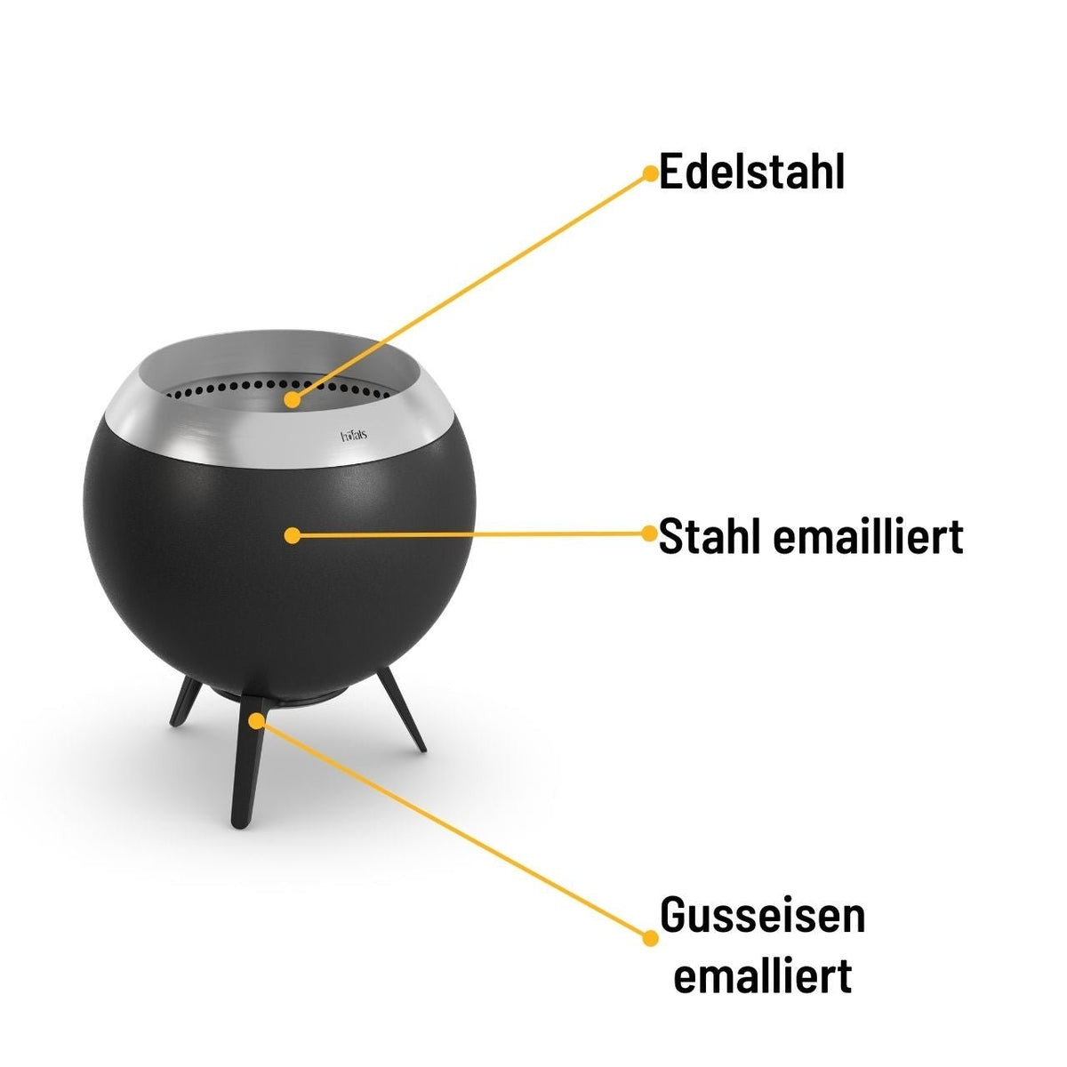 Höfats MOON 45 Feuerschale mit niedrigem Fuß - grillstir.comHöfats MOON 45 Feuerschale mit niedrigem FußHöfatsgrillstir.comH007164064251007160
