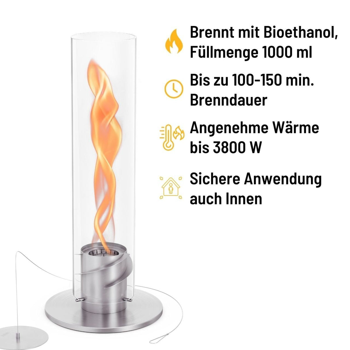 Höfats Spin 1500 Tischfeuer silber - grillstir.comHöfats Spin 1500 Tischfeuer silberHöfatsgrillstir.comH005094064251005098