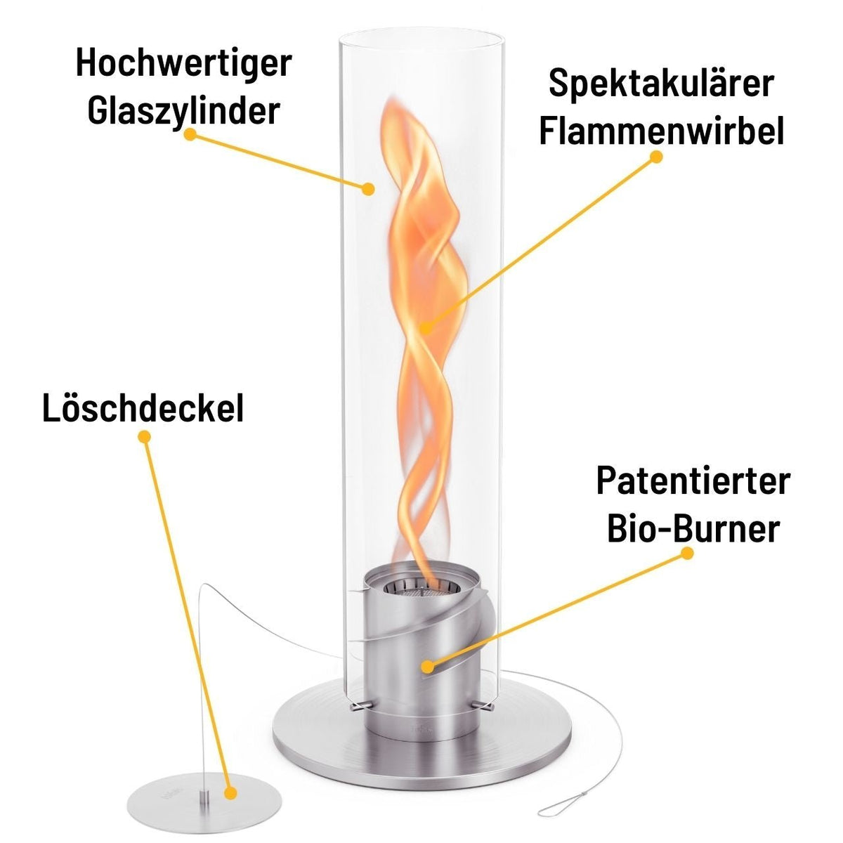 Höfats Spin 1500 Tischfeuer silber - grillstir.comHöfats Spin 1500 Tischfeuer silberHöfatsgrillstir.comH005094064251005098