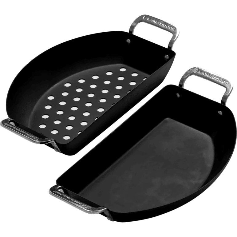 KamadoJoe Halbmond Pfannen Set - grillstir.comKamadoJoe Halbmond Pfannen SetGrillzubehörKamado Joegrillstir.com