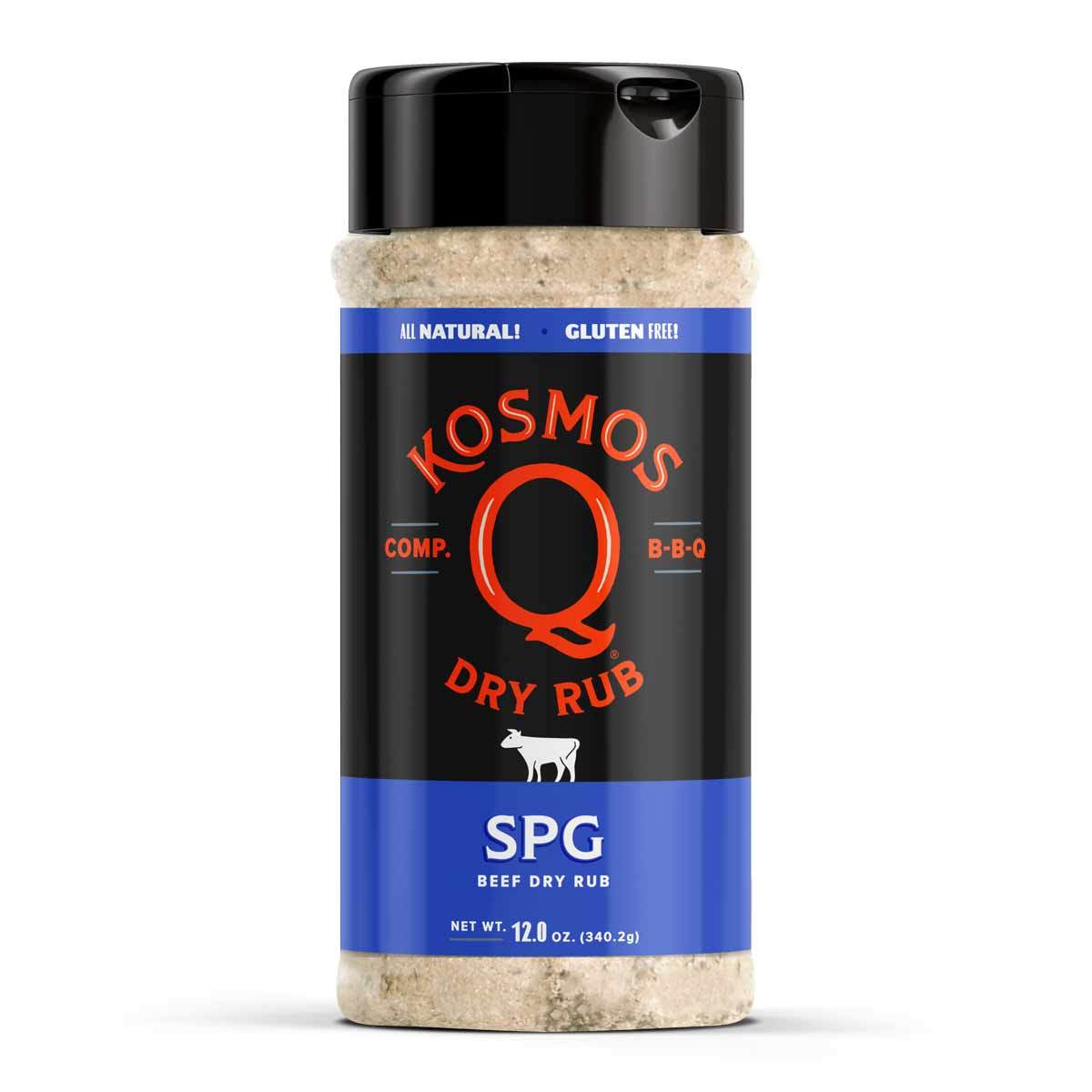 Kosmos Q SPG Beef Rub - 12 oz - grillstir.comKosmos Q SPG Beef Rub - 12 ozKosmos Qgrillstir.com