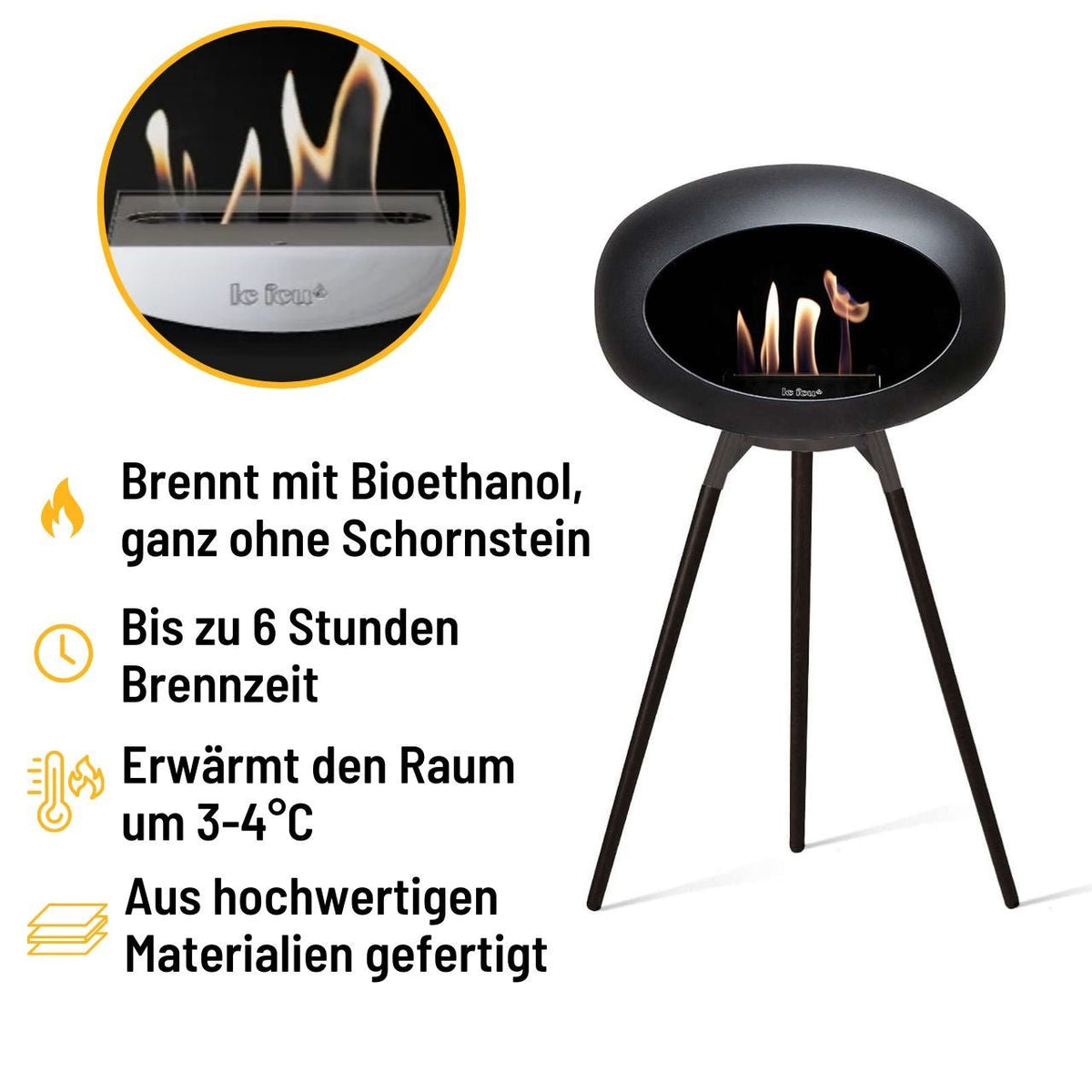 Le Feu Ground High, Black Black - grillstir.comLe Feu Ground High, Black BlackLe Feugrillstir.com8001045713958001047