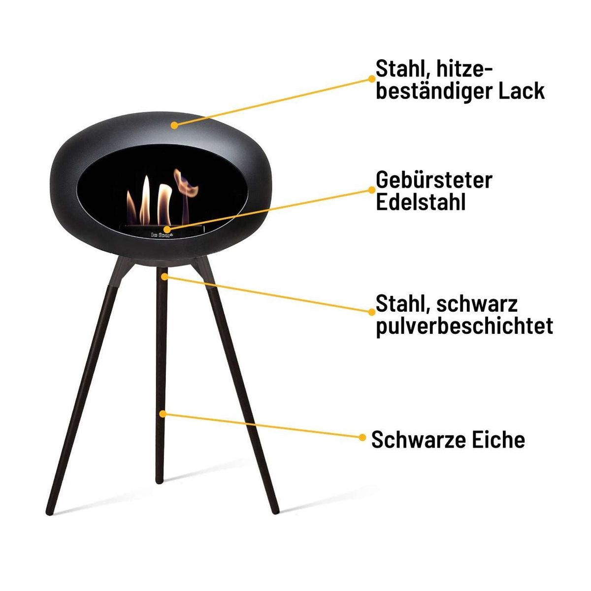 Le Feu Ground High, Black Black - grillstir.comLe Feu Ground High, Black BlackLe Feugrillstir.com8001045713958001047