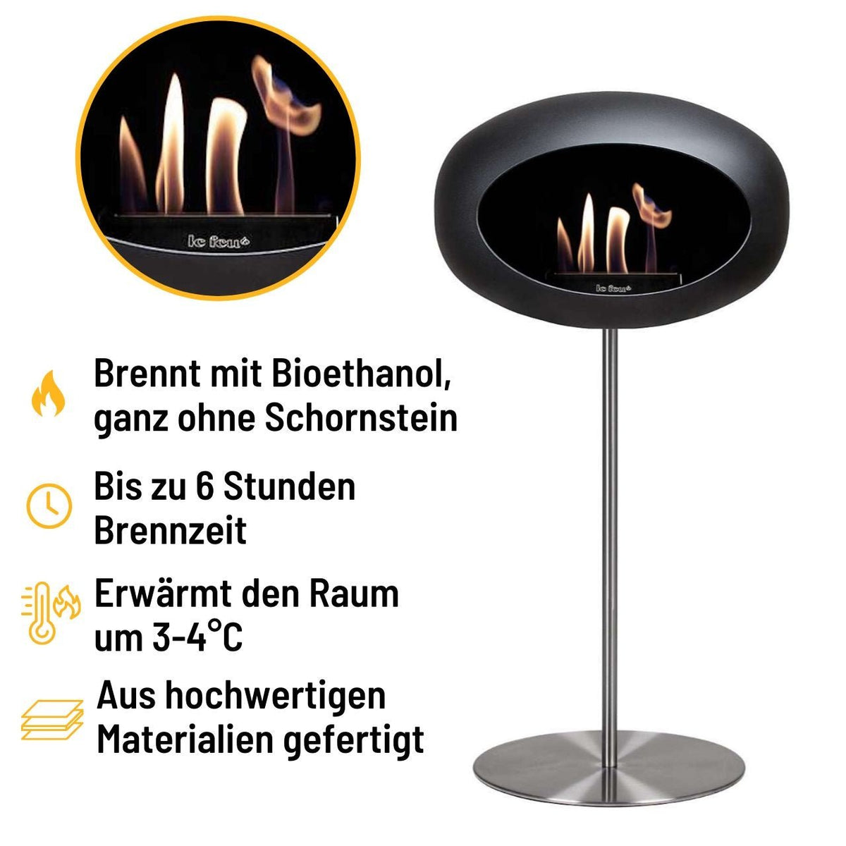 Le Feu Ground Steel, High Black Polished Steel Edition - grillstir.comLe Feu Ground Steel, High Black Polished Steel EditionLe Feugrillstir.com8000315713958000316