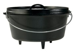 Lodge Camp Dutch Oven 12 Inch (tief), Topf mit 3 Füßen, inkl. Deckel, ca. 30,48 cm Ø - grillstir.comLodge Camp Dutch Oven 12 Inch (tief), Topf mit 3 Füßen, inkl. Deckel, ca. 30,48 cm ØGrillzubehörLodgegrillstir.com