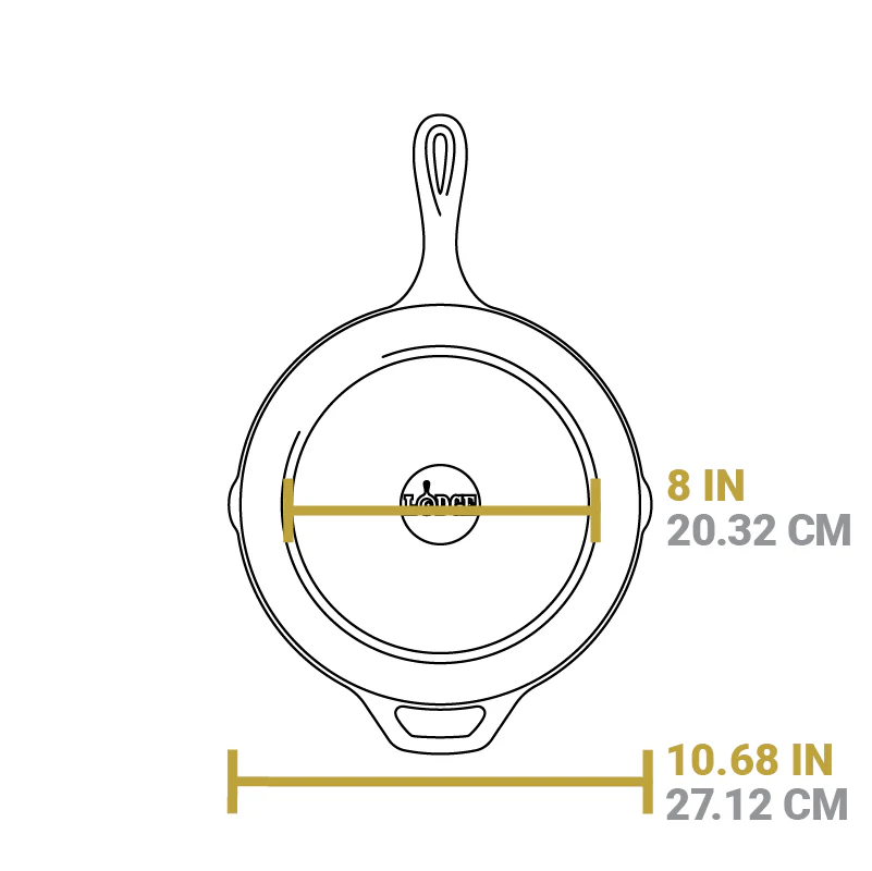 Lodge Gusspfanne, 26cm - grillstir.comLodge Gusspfanne, 26cmGrillzubehörLodgegrillstir.com