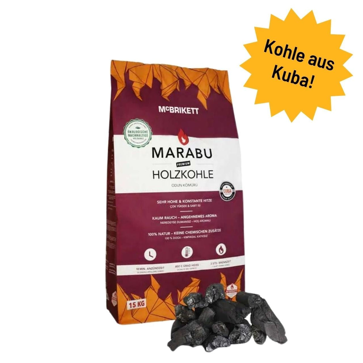 McBrikett Marabu Holzkohle, 15kg - grillstir.comMcBrikett Marabu Holzkohle, 15kgMcBrikettgrillstir.comM100154260348081529