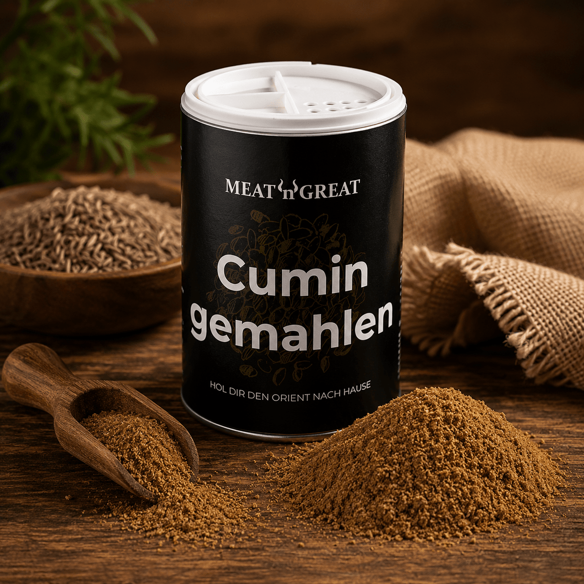 Meat 'n' Great Cumin gemahlen, Streuer, 70g - grillstir.comMeat 'n' Great Cumin gemahlen, Streuer, 70gMeat 'n' Greatgrillstir.com
