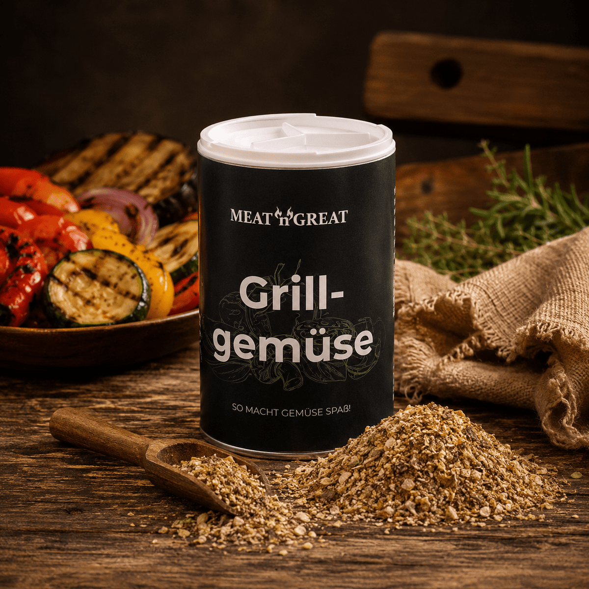 Meat 'n' Great Grillgemüse, Streuer, 80g - grillstir.comMeat 'n' Great Grillgemüse, Streuer, 80gMeat 'n' Greatgrillstir.com