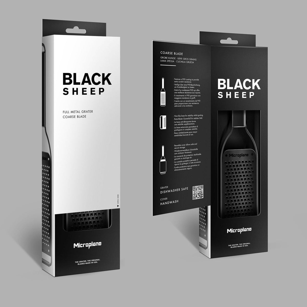 Microplane 2 - Wege Schneide, Black Sheep Serie - grillstir.comMicroplane 2 - Wege Schneide, Black Sheep SerieMicroplanegrillstir.com43002
