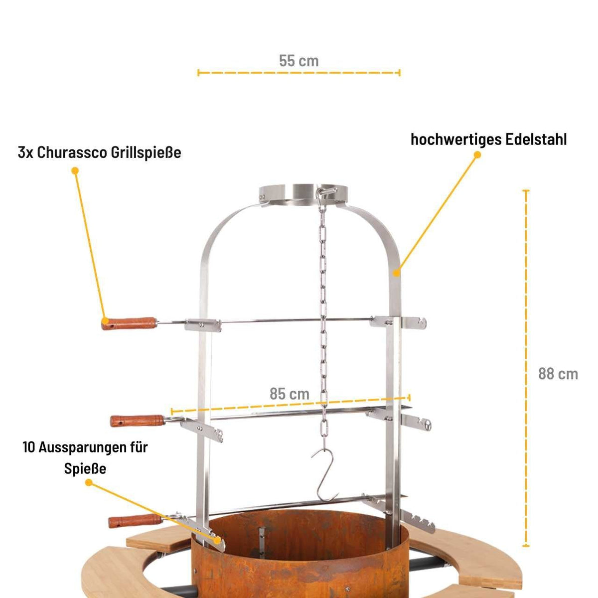 Moesta Asado Grillaufsatz für Bandit FirePlace - grillstir.comMoesta Asado Grillaufsatz für Bandit FirePlaceMoestagrillstir.comMO198774260664772330
