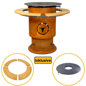 Moesta Bandit FirePlace inkl. lasierten Bambus Ablagen & BBQ - Disk - grillstir.comMoesta Bandit FirePlace inkl. lasierten Bambus Ablagen & BBQ - DiskMoestagrillstir.com195064260664772156