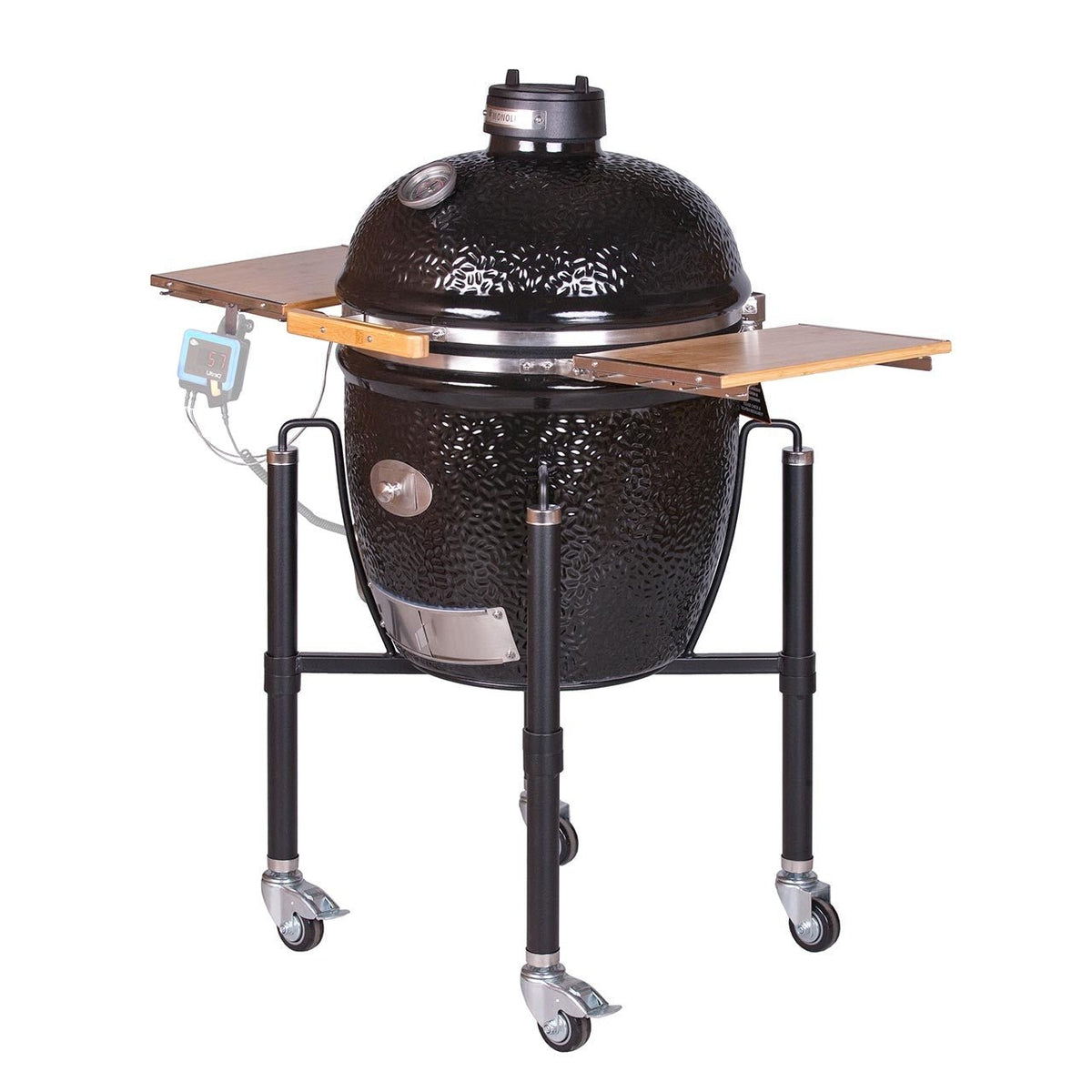 Monolith LeChef BBQ Guru Pro 2.0 - Schwarz inkl. Gestell & Seitentische - grillstir.comMonolith LeChef BBQ Guru Pro 2.0 - Schwarz inkl. Gestell & SeitentischeMonolithgrillstir.com129030m - BLACK4260444583439
