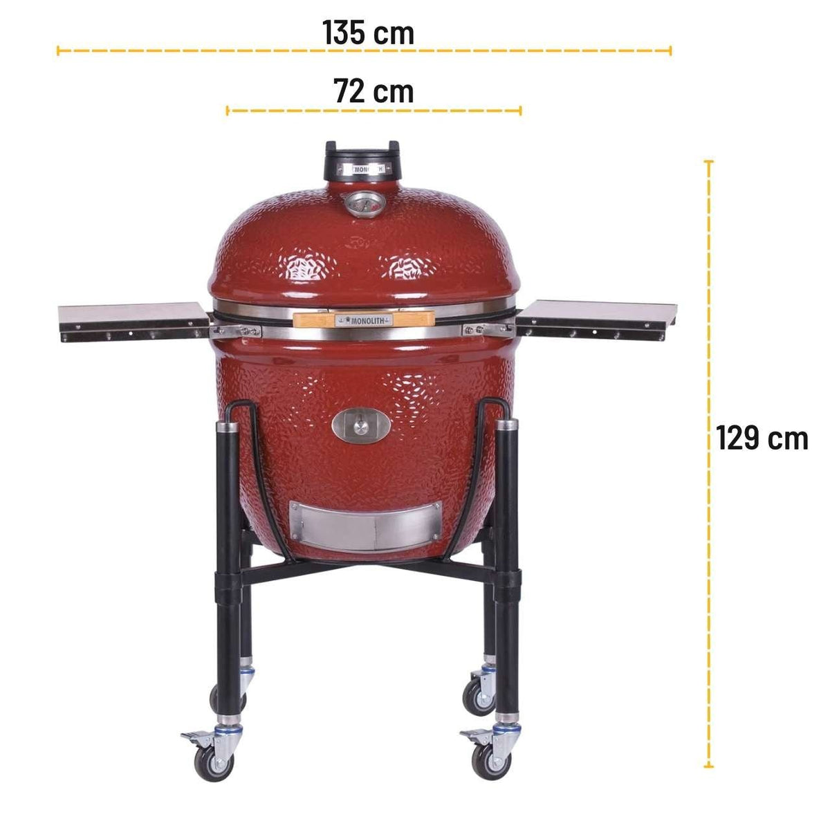 Monolith LeChef Pro - Serie 2.0 – RED mit Gestell, 55 cm Edelstahlrost, Glasfaserdichtung, Smart Grid System - grillstir.comMonolith LeChef Pro - Serie 2.0 – RED mit Gestell, 55 cm Edelstahlrost, Glasfaserdichtung, Smart Grid SystemMonolithgrillstir.com121030 - REDM4260444583385