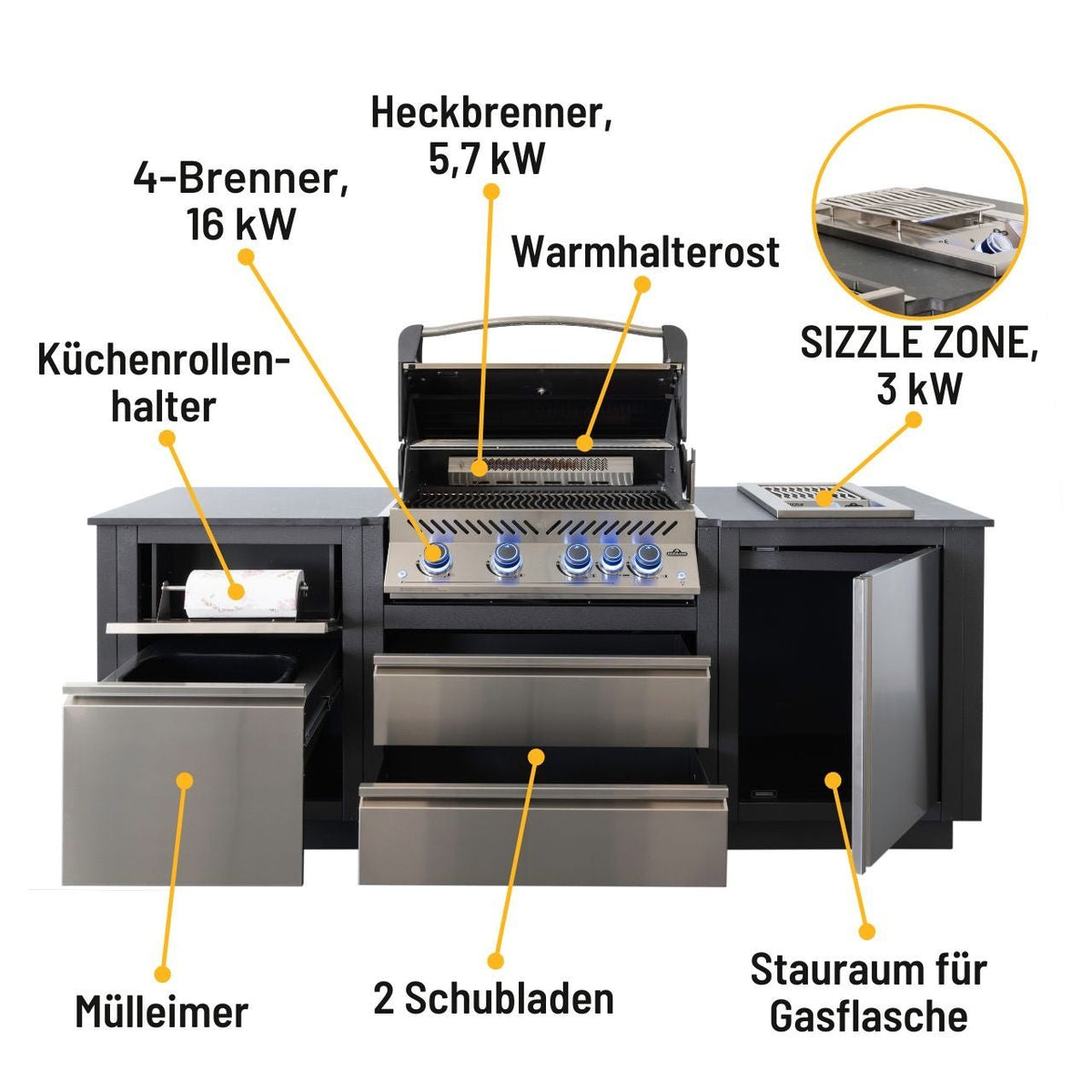 Napoleon Oasis Compact Prestige 500 mit Einbau Sizzle Zone - grillstir.comNapoleon Oasis Compact Prestige 500 mit Einbau Sizzle ZoneNapoleongrillstir.comODK105 - P500P - DE0629162148322