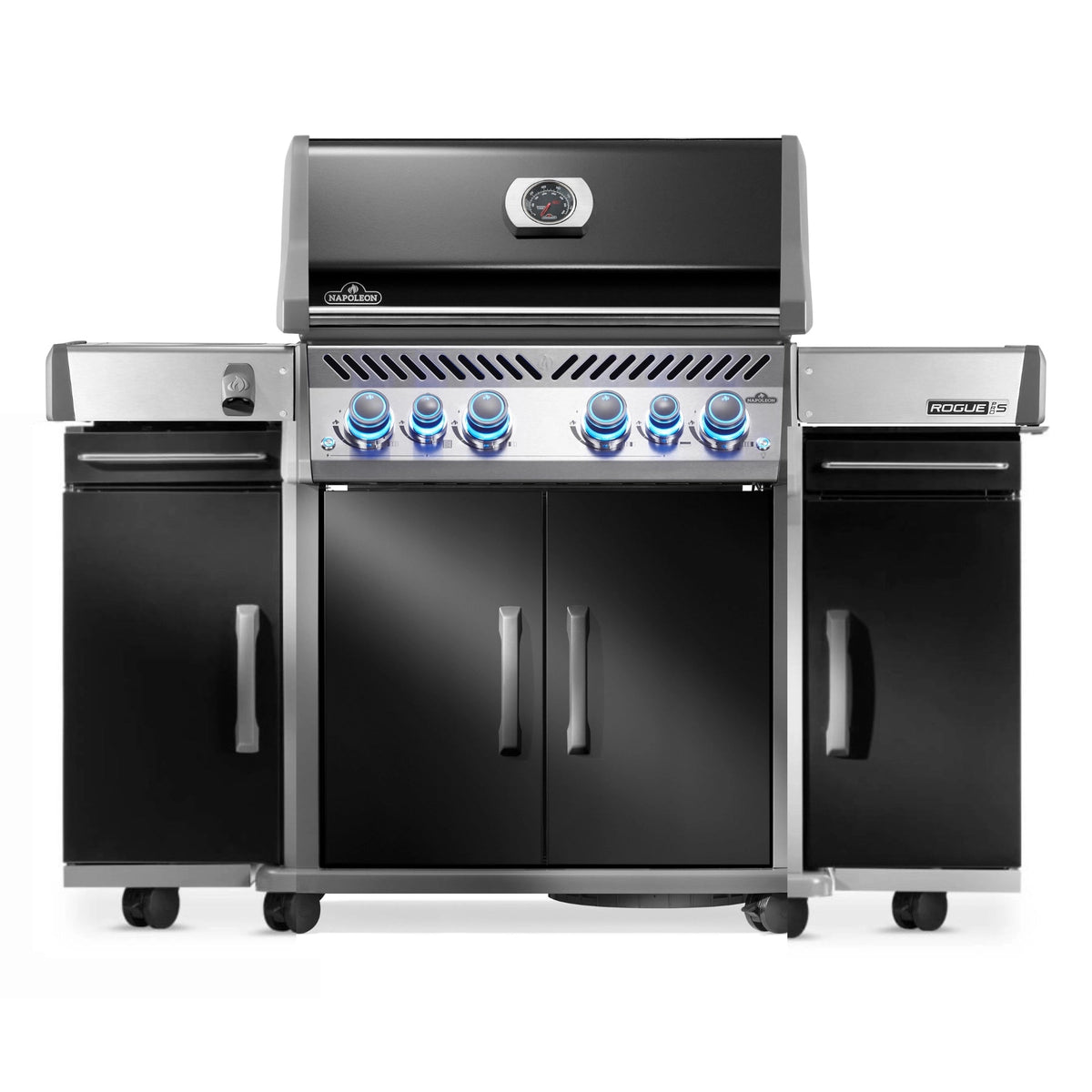 Napoleon Rogue PRO - S 525 mit Gußrosten, Schwarz inkl. 2 Seitenschränken - grillstir.comNapoleon Rogue PRO - S 525 mit Gußrosten, Schwarz inkl. 2 SeitenschränkenGrillbundleNapoleongrillstir.com