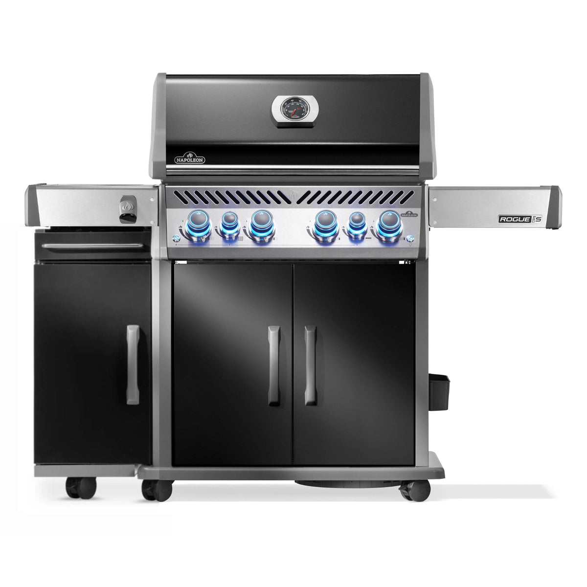 Napoleon Rogue PRO - S 525 mit Gußrosten, Schwarz inkl. Seitenschrank - grillstir.comNapoleon Rogue PRO - S 525 mit Gußrosten, Schwarz inkl. SeitenschrankGrillbundleNapoleongrillstir.com