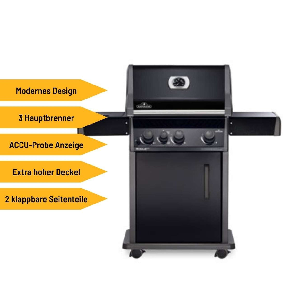 Napoleon Rogue XT 425, Schwarz - grillstir.comNapoleon Rogue XT 425, SchwarzNapoleongrillstir.comRXT425SIBPK - 1 - DE0629162135155