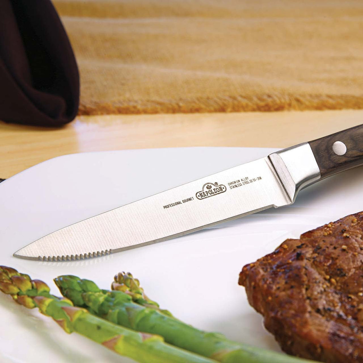 Napoleon Wellenschliff Steak Messer - grillstir.comNapoleon Wellenschliff Steak MesserNapoleongrillstir.com552080629162552082