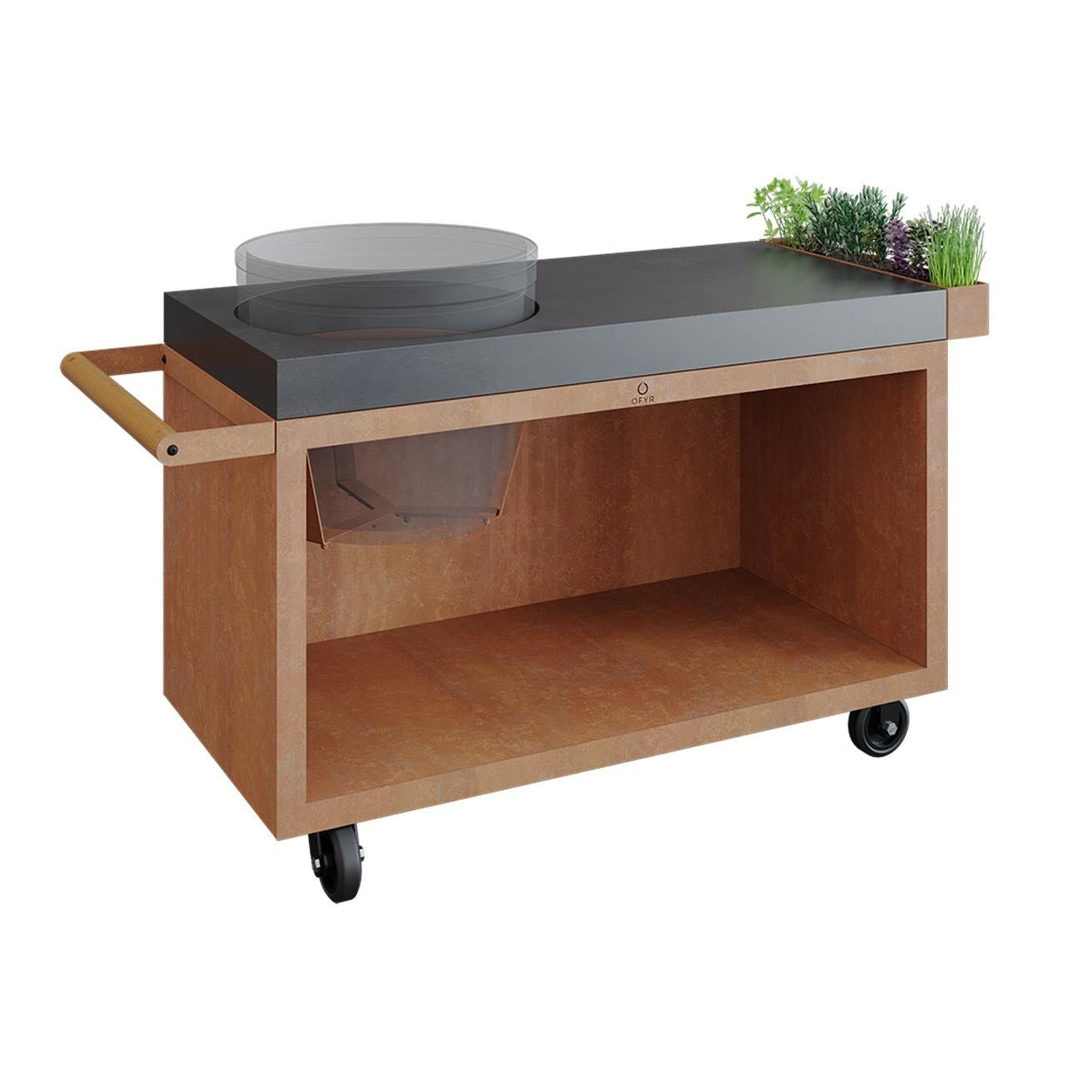 OFYR Kamado Table Corten 135 PRO Concrete BGE - grillstir.comOFYR Kamado Table Corten 135 PRO Concrete BGEOFYRgrillstir.comO - K - T - 135 - PRO - CC - BGE6011412690639