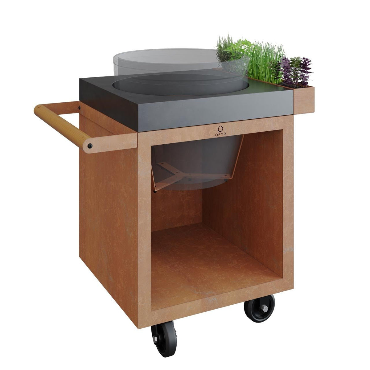 OFYR Kamado Table Corten 65 PRO Concrete BGE - grillstir.comOFYR Kamado Table Corten 65 PRO Concrete BGEOFYRgrillstir.comO - K - T - 65 - PRO - CC - BGE6011411330352