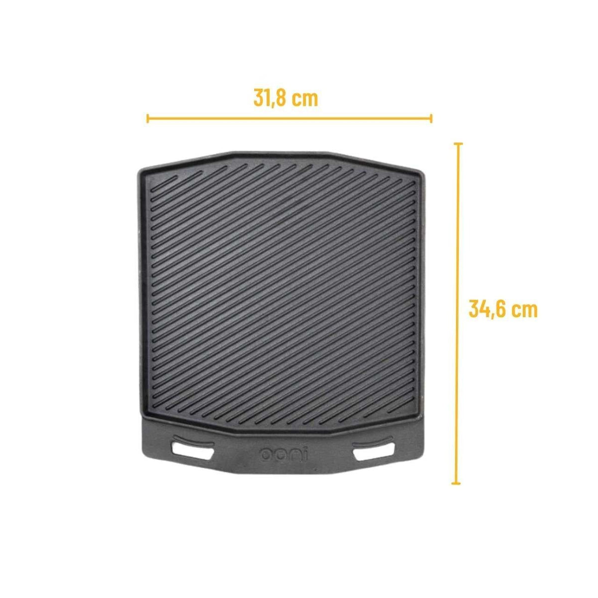 Ooni Gusseisenpfanne - doppelseitige Grizzler - Platte - grillstir.comOoni Gusseisenpfanne - doppelseitige Grizzler - PlatteOonigrillstir.comUU - P0A0005060568342573