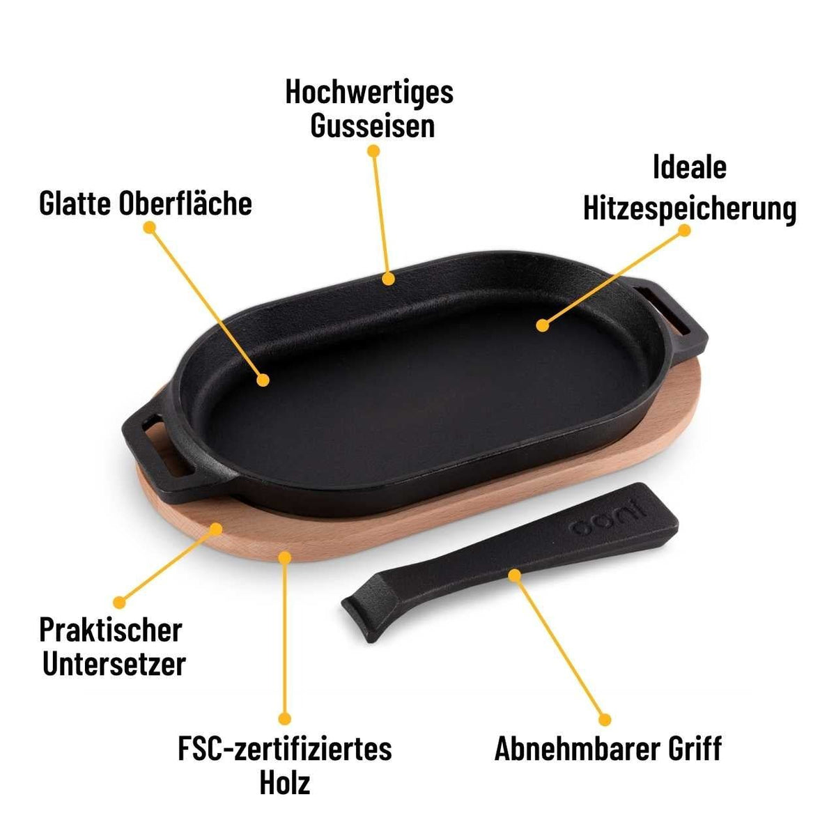 Ooni Gusseisenpfanne - Sizzler - grillstir.comOoni Gusseisenpfanne - SizzlerOonigrillstir.comUU - P08C005060568342023