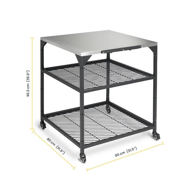 Ooni Modultisch Large 80 x 80 x 90 cm modulares Tischsystem für Pizzaöfen und Zubehör - grillstir.comOoni Modultisch Large 80 x 80 x 90 cm modulares Tischsystem für Pizzaöfen und ZubehörOonigrillstir.com