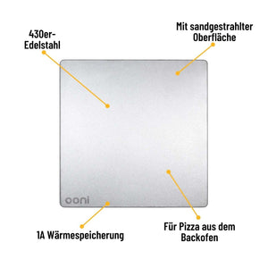Ooni Pizzastahl 13" Zoll - grillstir.comOoni Pizzastahl 13" ZollOonigrillstir.comUU - P199005060568347950