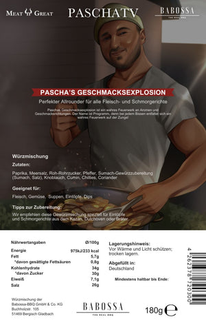 Pascha´s Geschmacksexplosion | Kazan Gewürz | PaschaTV | 180g Beutel - grillstir.comPascha´s Geschmacksexplosion | Kazan Gewürz | PaschaTV | 180g BeutelBabossagrillstir.comGP_S_024262378720300