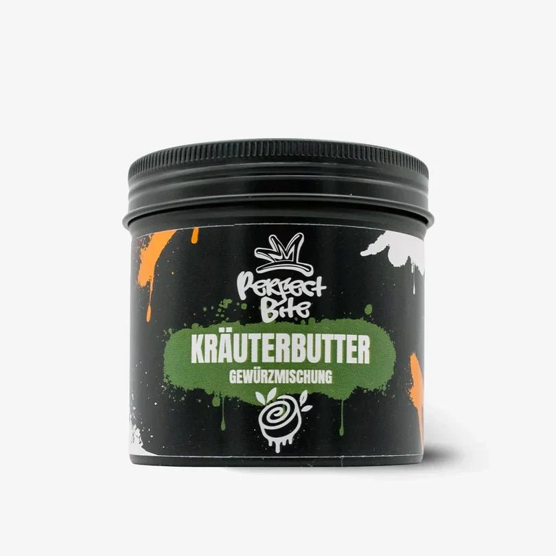 Perfect Bite Kräuterbutter (55g) - grillstir.comPerfect Bite Kräuterbutter (55g)GewürzPerfect Bitegrillstir.com