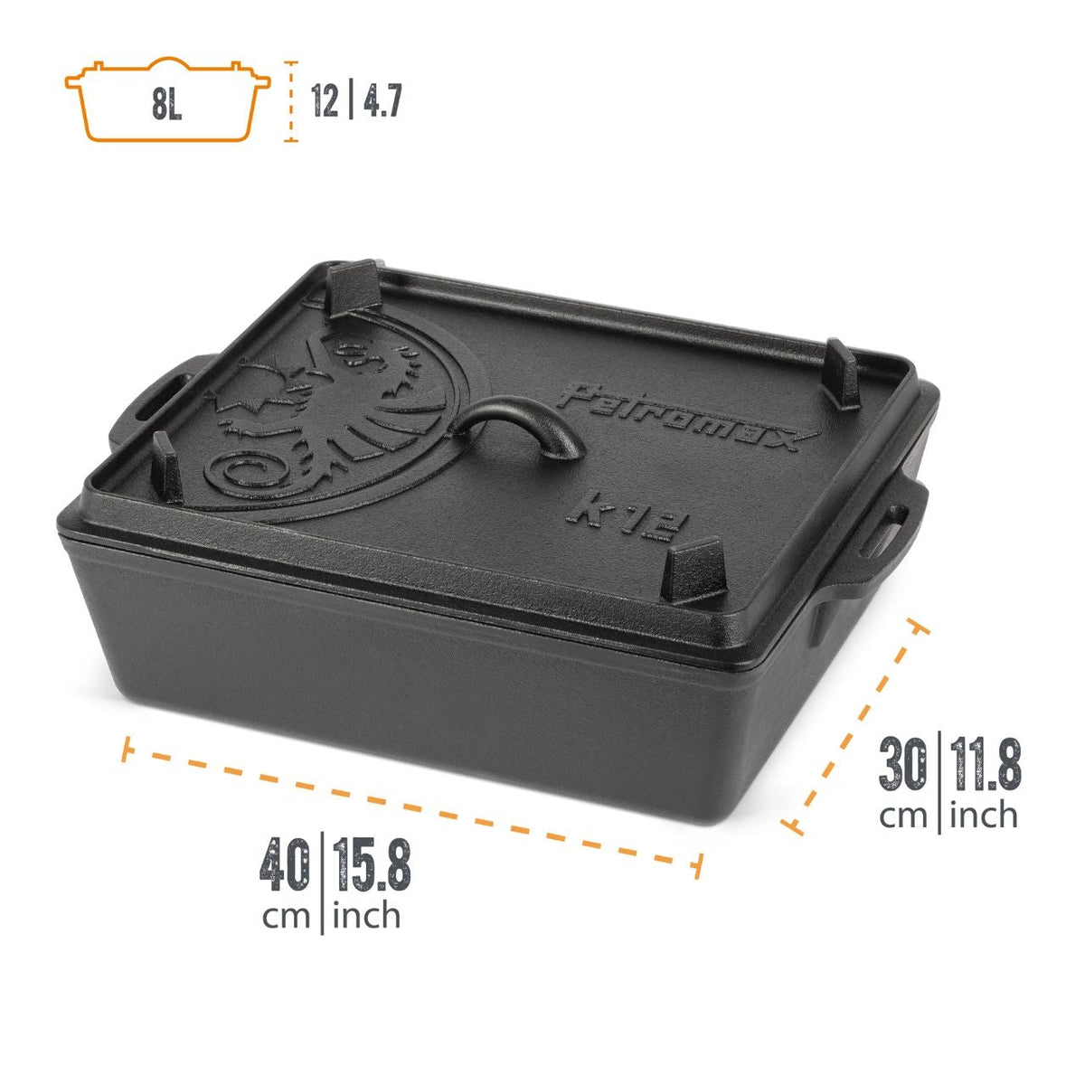 Petromax Kastenform mit Deckel, k12 - grillstir.comPetromax Kastenform mit Deckel, k12Petromaxgrillstir.comptk124250435770900