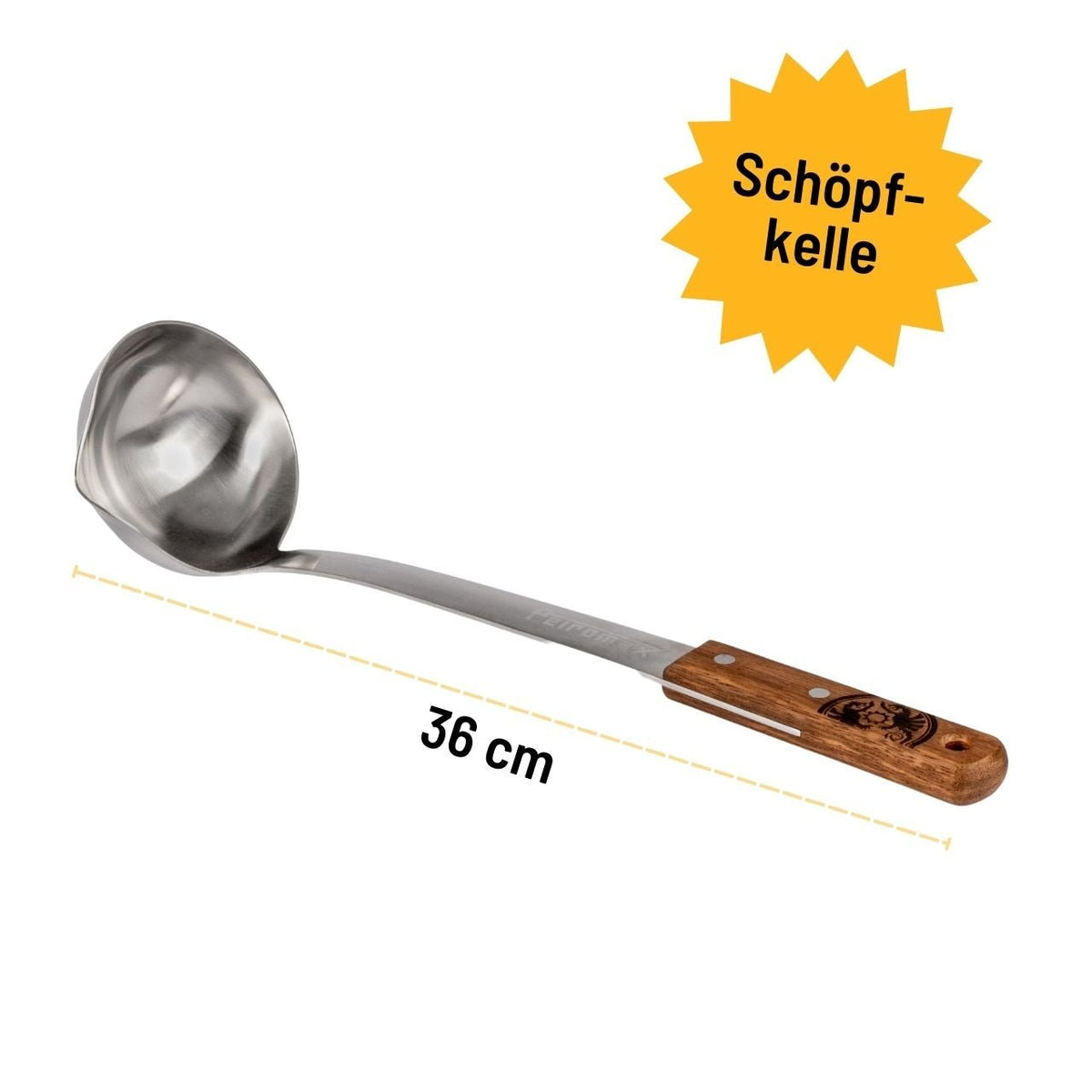 Petromax Schöpfkelle mit Walnussholzgriff, 30 cm - grillstir.comPetromax Schöpfkelle mit Walnussholzgriff, 30 cmPetromaxgrillstir.comptladle304250435770917