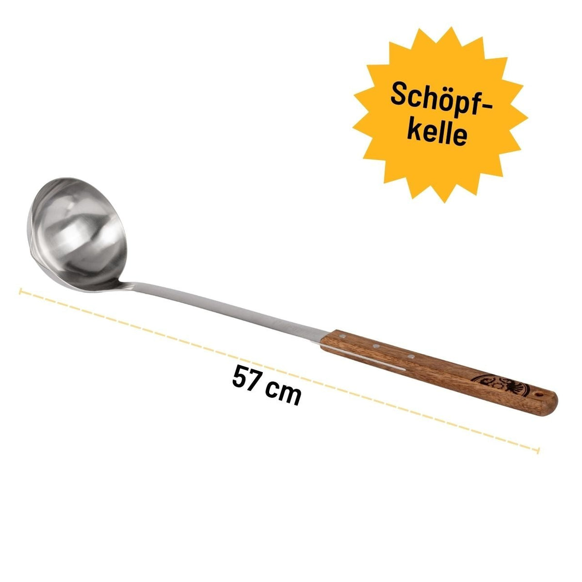Petromax Schöpfkelle mit Walnussholzgriff, 50 cm - grillstir.comPetromax Schöpfkelle mit Walnussholzgriff, 50 cmPetromaxgrillstir.comptladle504250435770924